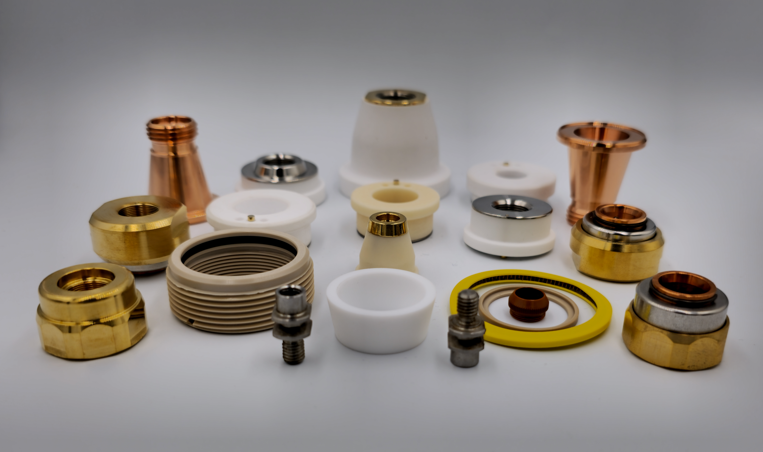 Laser cutting consumables. High quality parts for cutting machine.